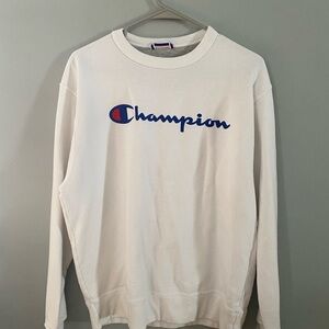 white champion crew neck